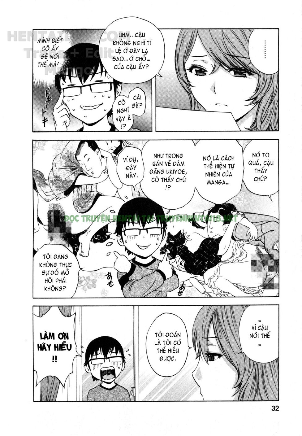 Xem ảnh Life With Married Women Just Like A Manga - Chapter 12 - 8 - Hentai24h.Tv
