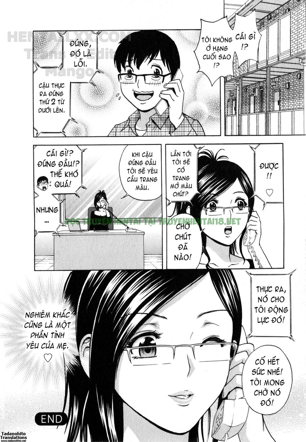 Hình ảnh 20 trong Life With Married Women Just Like A Manga - Chapter 14 - Hentaimanhwa.net