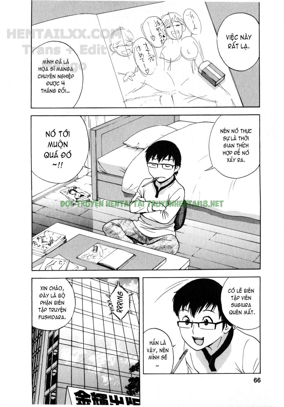 Hình ảnh 4 trong Life With Married Women Just Like A Manga - Chapter 14 - Hentaimanhwa.net