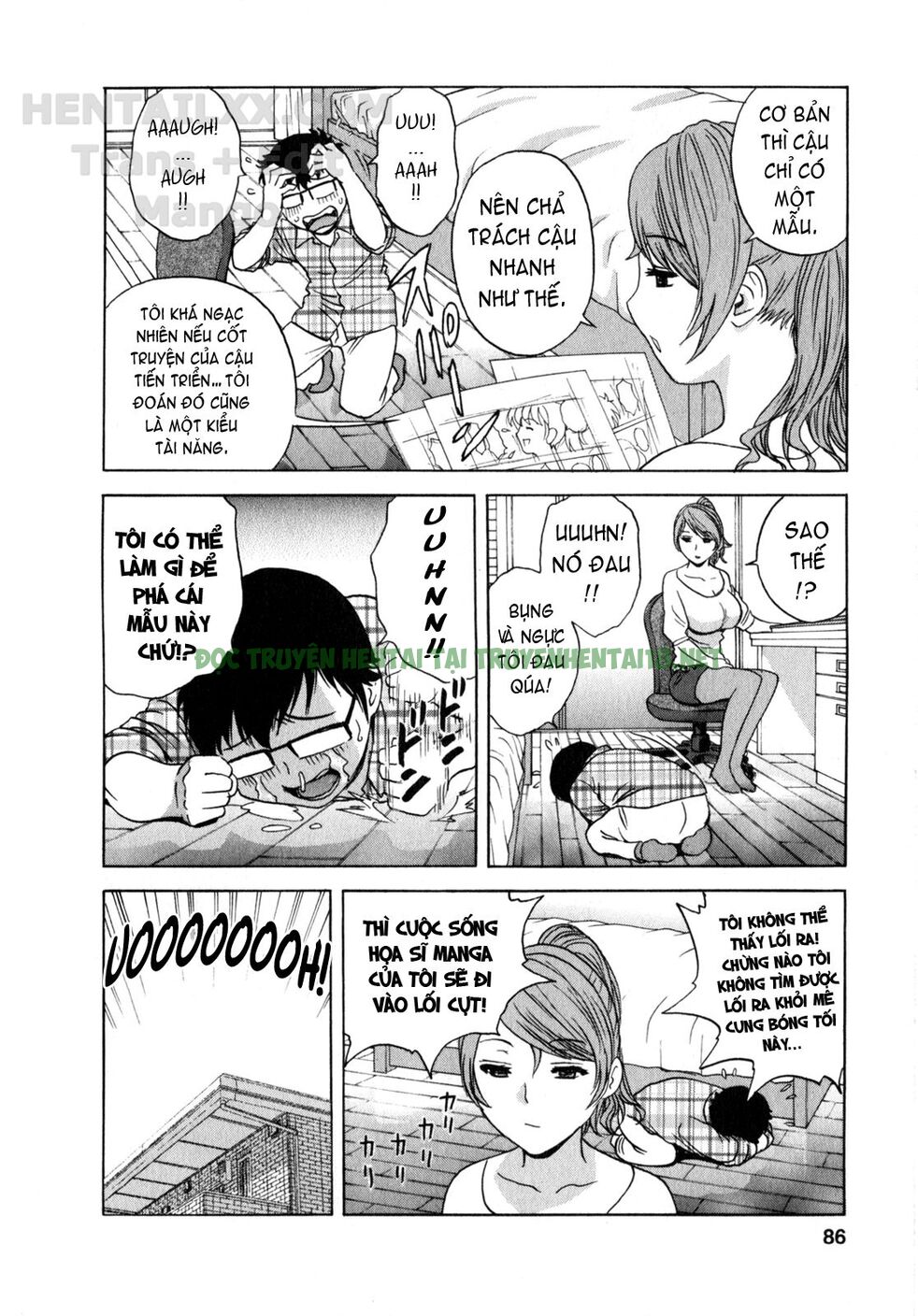 Hình ảnh 6 trong Life With Married Women Just Like A Manga - Chapter 15 - Hentaimanhwa.net
