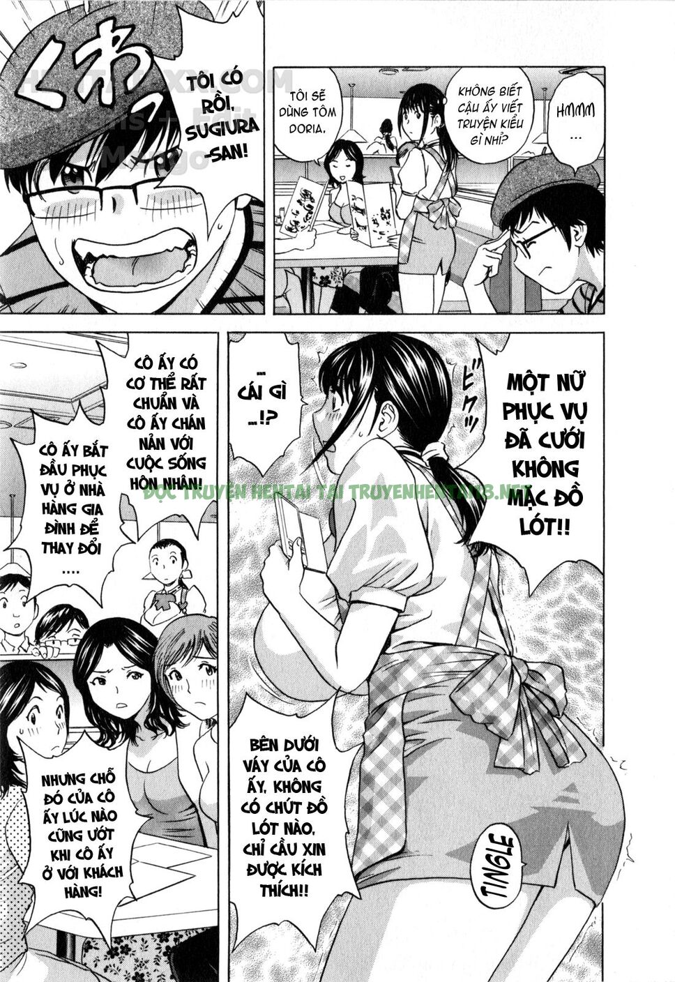 Hình ảnh 7 trong Life With Married Women Just Like A Manga - Chapter 16 - Hentaimanhwa.net