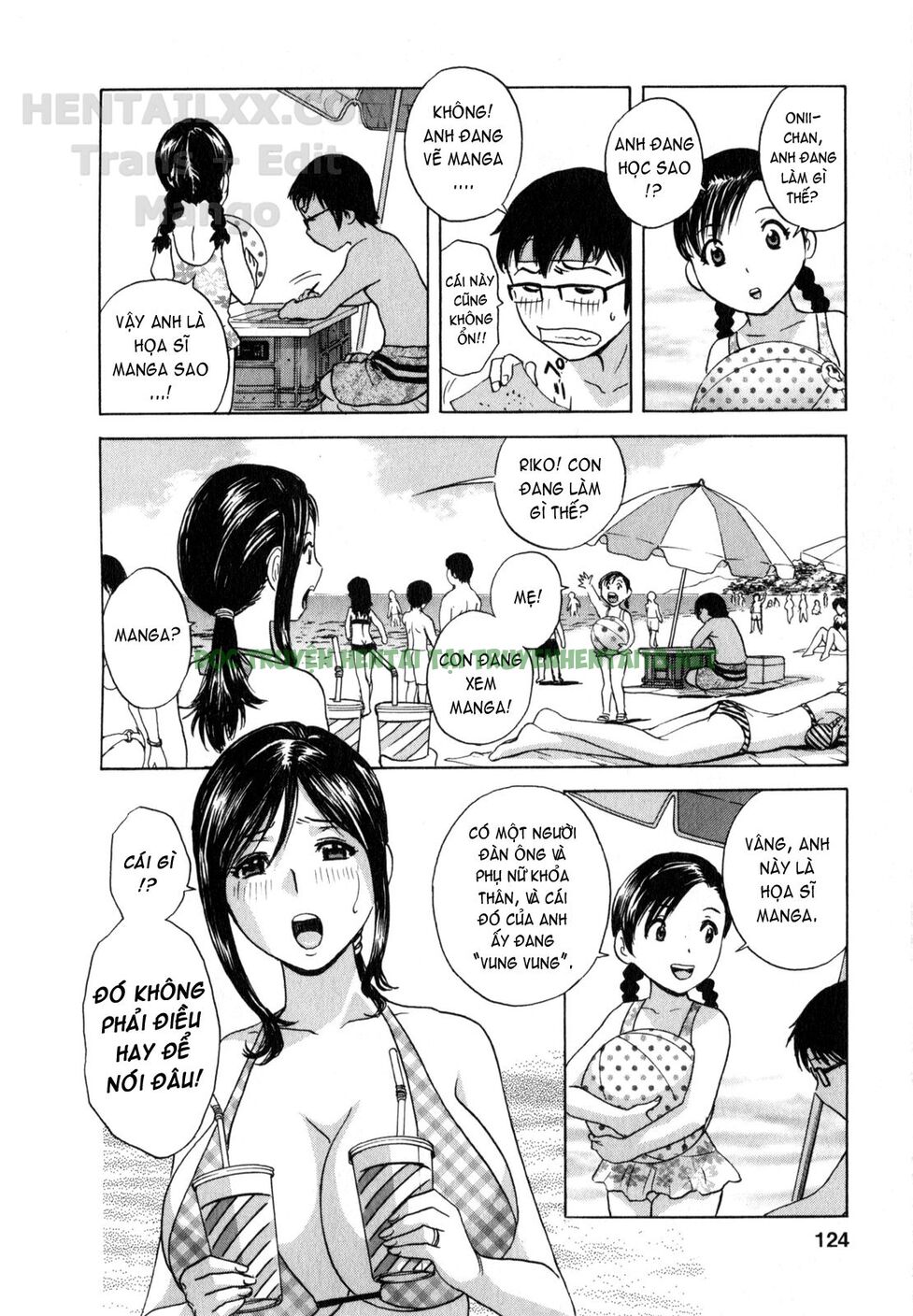 Hình ảnh 6 trong Life With Married Women Just Like A Manga - Chapter 17 - Hentaimanhwa.net