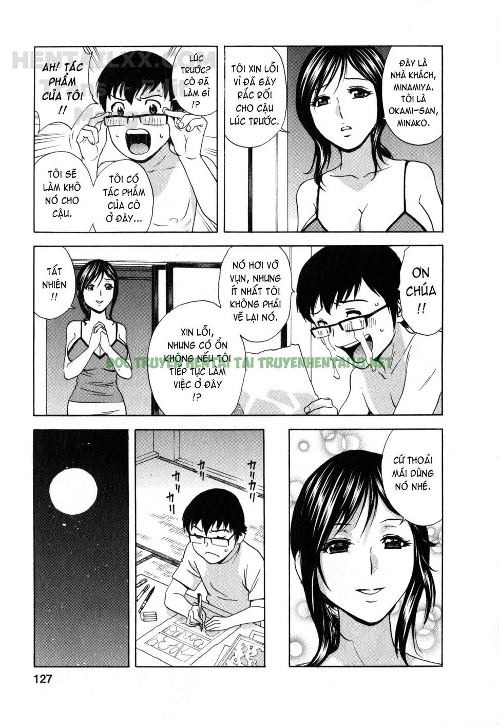 Xem ảnh Life With Married Women Just Like A Manga - Chapter 17 - 9 - Hentai24h.Tv