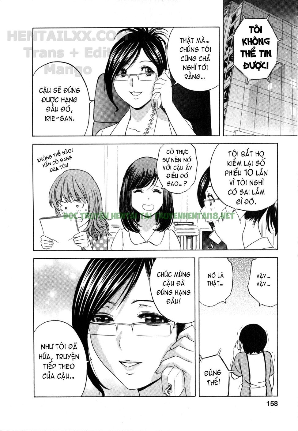 Hình ảnh 22 trong Life With Married Women Just Like A Manga - Chapter 18 - Hentaimanhwa.net