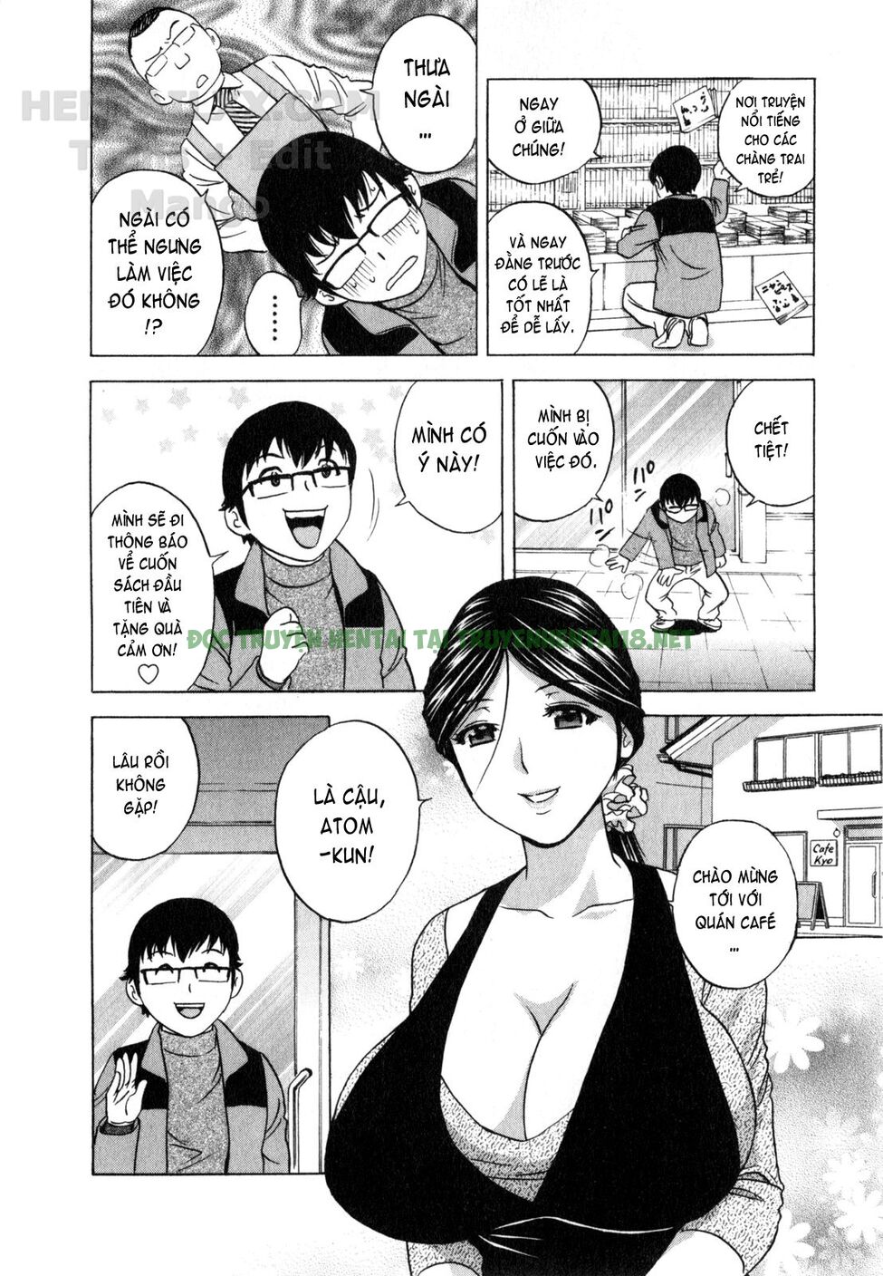 Hình ảnh 16 trong Life With Married Women Just Like A Manga - Chapter 19 - Hentaimanhwa.net