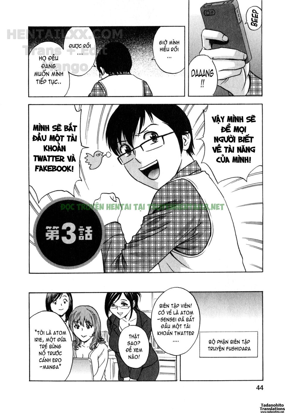 Hình ảnh 4 trong Life With Married Women Just Like A Manga - Chapter 21 - Hentaimanhwa.net