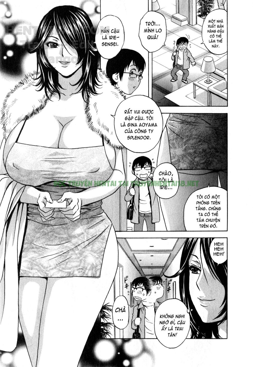 Hình ảnh 7 trong Life With Married Women Just Like A Manga - Chapter 21 - Hentaimanhwa.net