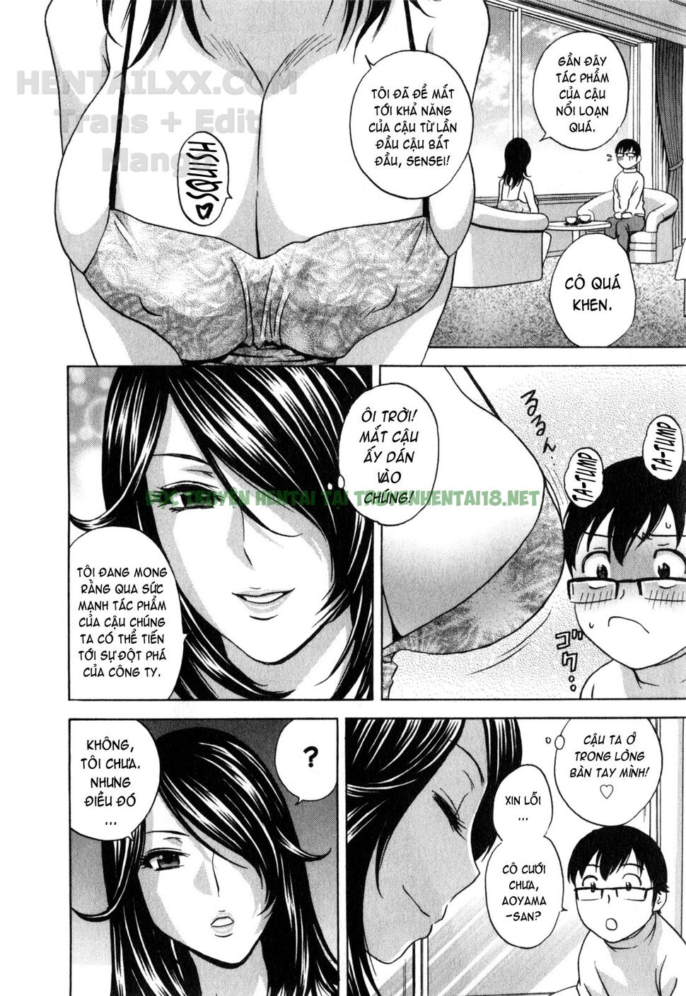 Hình ảnh 8 trong Life With Married Women Just Like A Manga - Chapter 21 - Hentaimanhwa.net