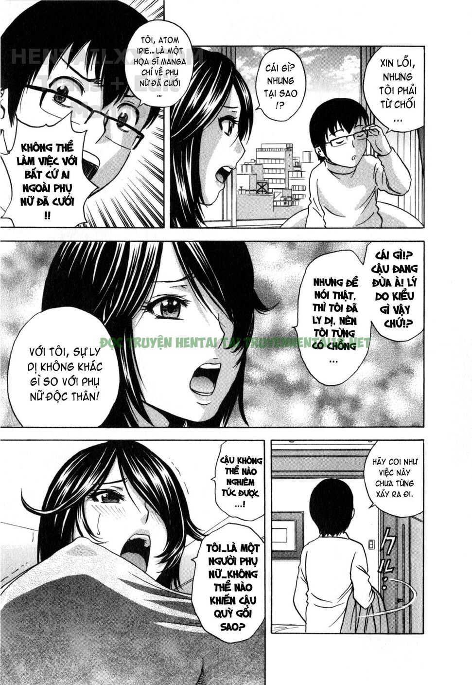 Hình ảnh 9 trong Life With Married Women Just Like A Manga - Chapter 21 - Hentaimanhwa.net