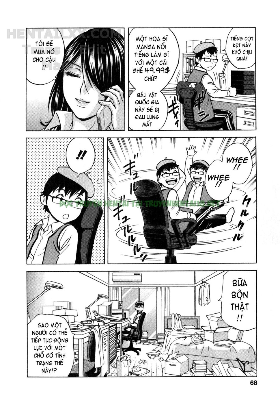 Hình ảnh 8 trong Life With Married Women Just Like A Manga - Chapter 22 - Hentaimanhwa.net