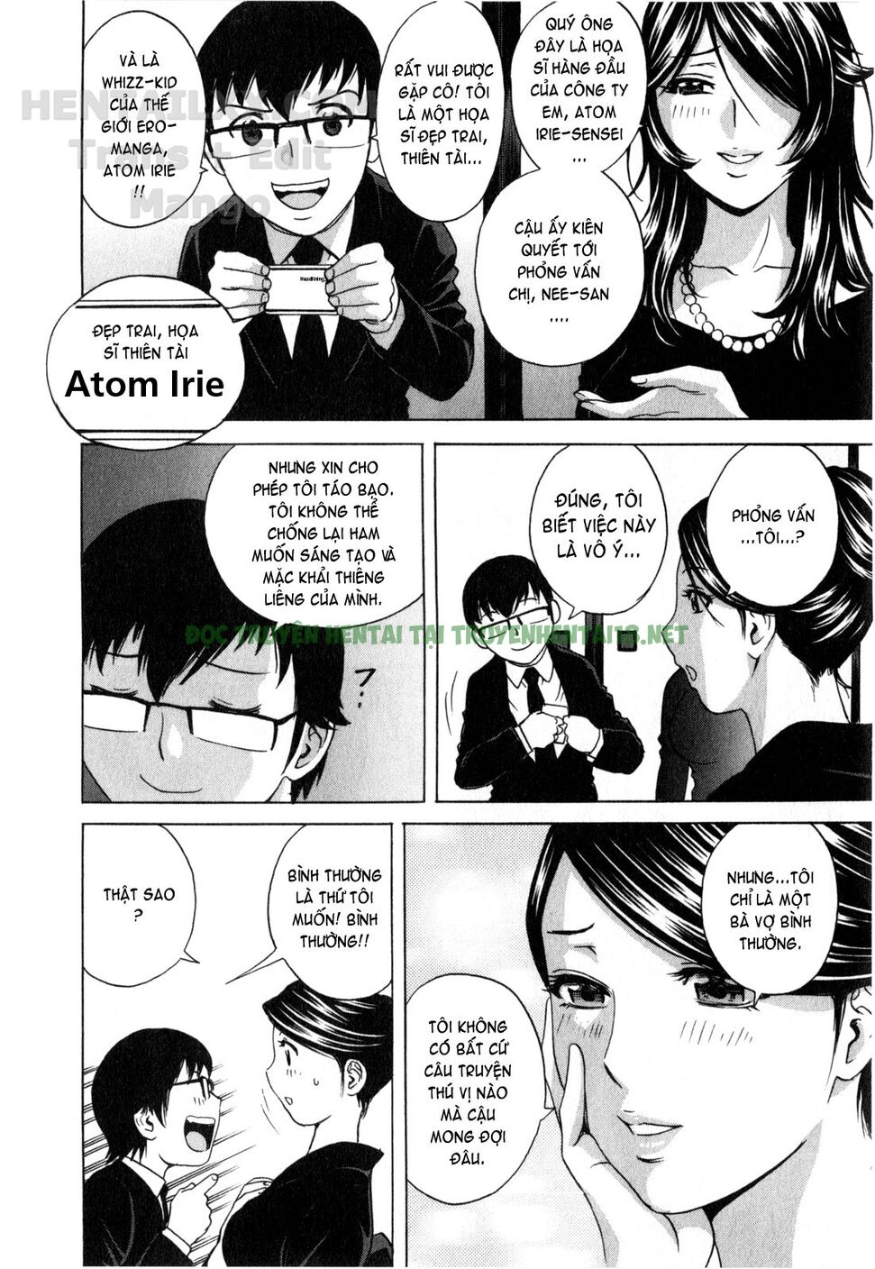 Hình ảnh 10 trong Life With Married Women Just Like A Manga - Chapter 23 - Hentaimanhwa.net
