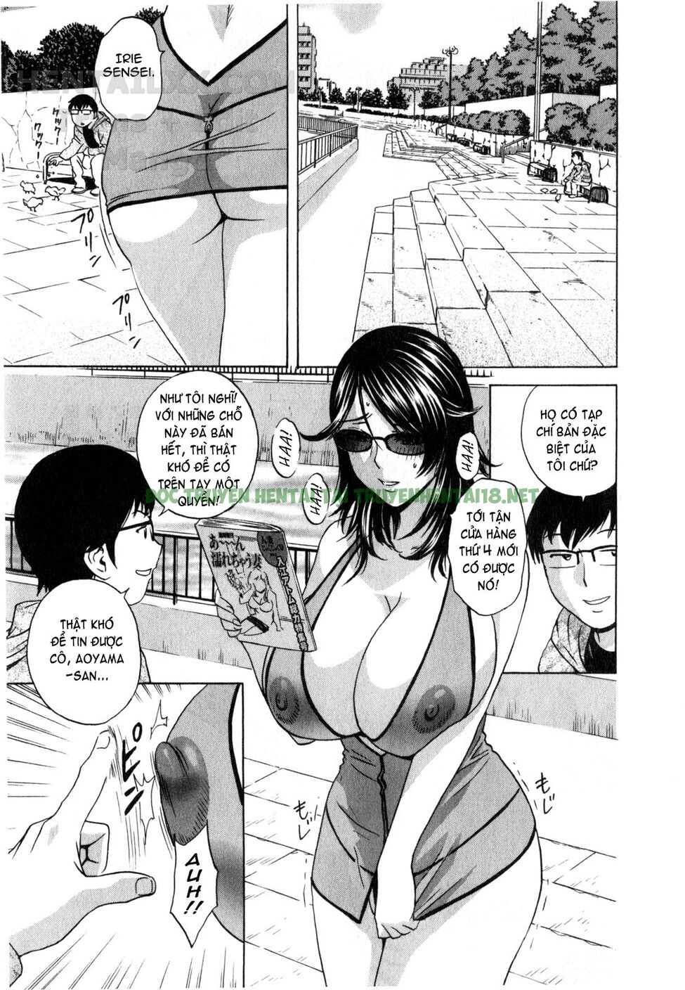 Hình ảnh 5 trong Life With Married Women Just Like A Manga - Chapter 23 - Hentaimanhwa.net