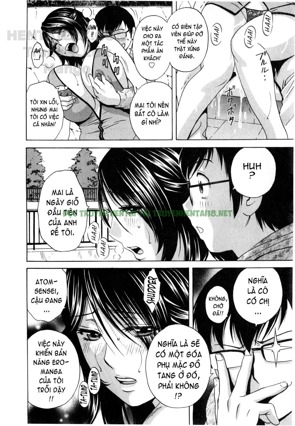 Hình ảnh 8 trong Life With Married Women Just Like A Manga - Chapter 23 - Hentaimanhwa.net