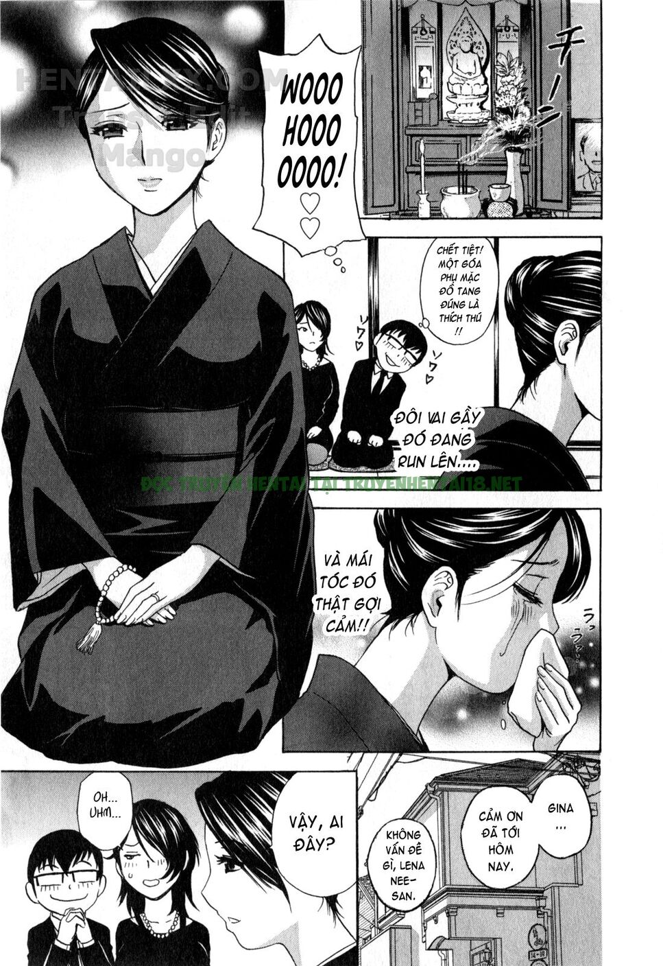Hình ảnh 9 trong Life With Married Women Just Like A Manga - Chapter 23 - Hentaimanhwa.net