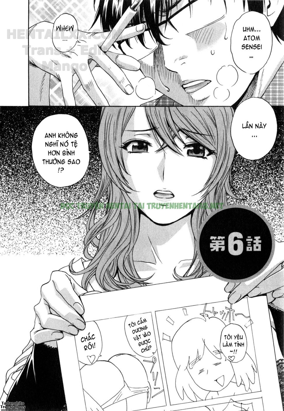 Hình ảnh 4 trong Life With Married Women Just Like A Manga - Chapter 24 - Hentaimanhwa.net