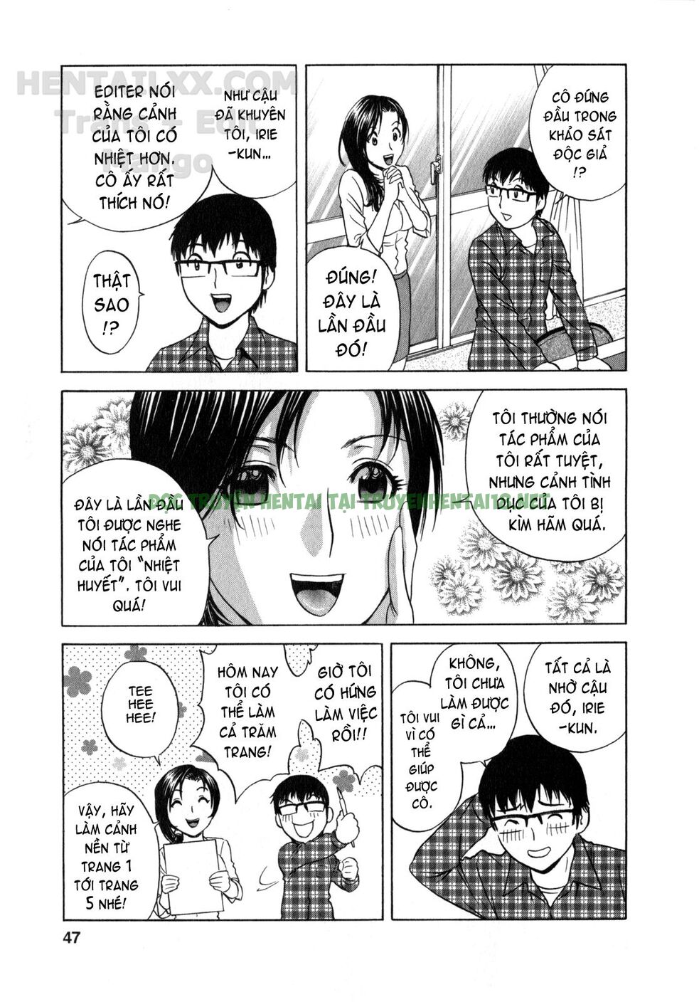 Hình ảnh 7 trong Life With Married Women Just Like A Manga - Chapter 3 - Hentaimanhwa.net