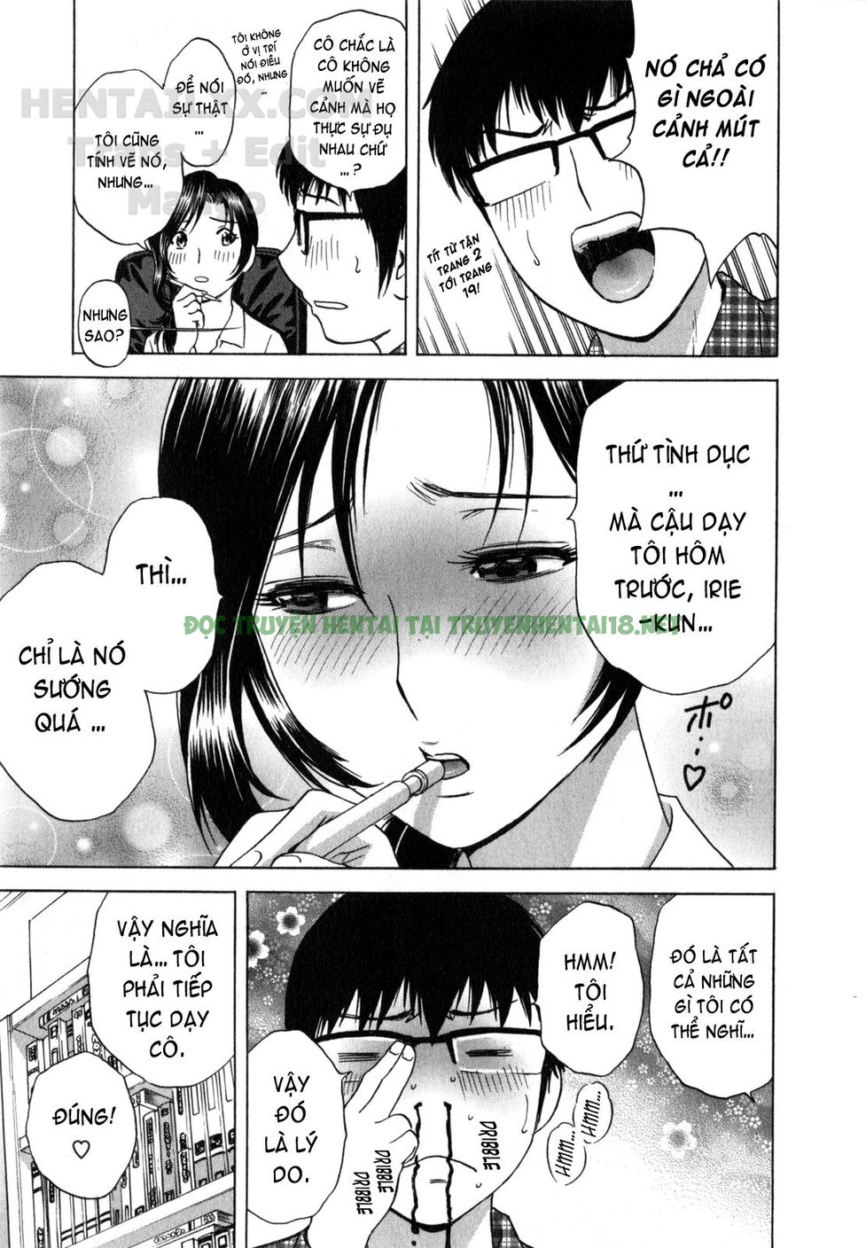 Xem ảnh Life With Married Women Just Like A Manga - Chapter 3 - 9 - Hentai24h.Tv