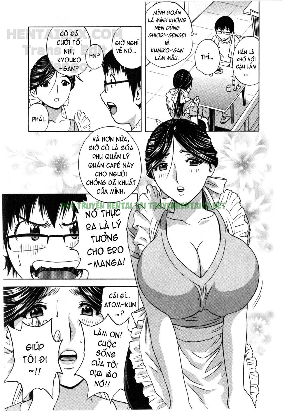 Hình ảnh 11 trong Life With Married Women Just Like A Manga - Chapter 4 - Hentaimanhwa.net