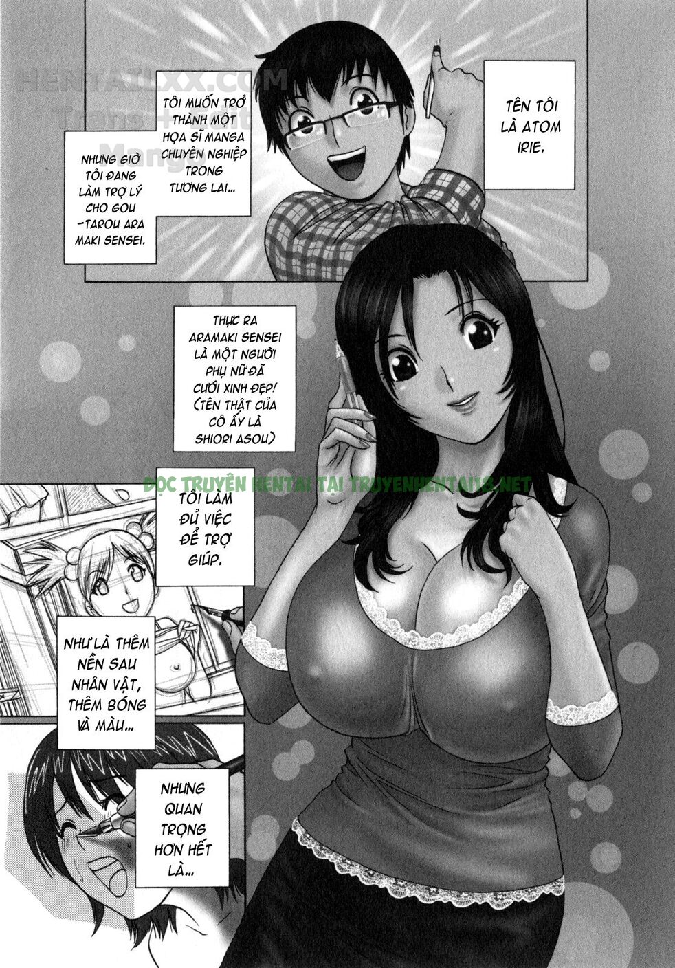 Hình ảnh 3 trong Life With Married Women Just Like A Manga - Chapter 4 - Hentaimanhwa.net