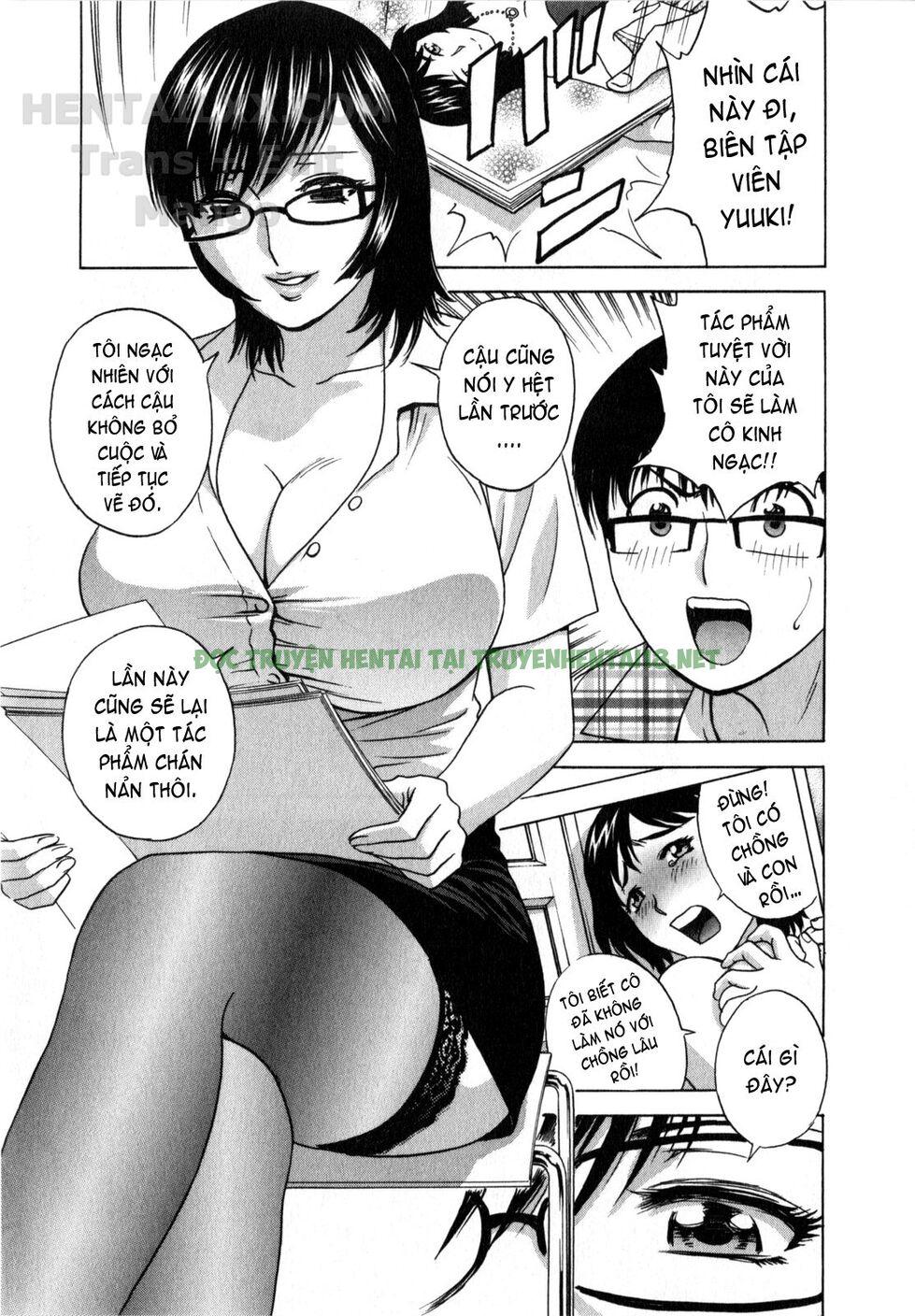 Xem ảnh Life With Married Women Just Like A Manga - Chapter 6 - 7 - Hentai24h.Tv