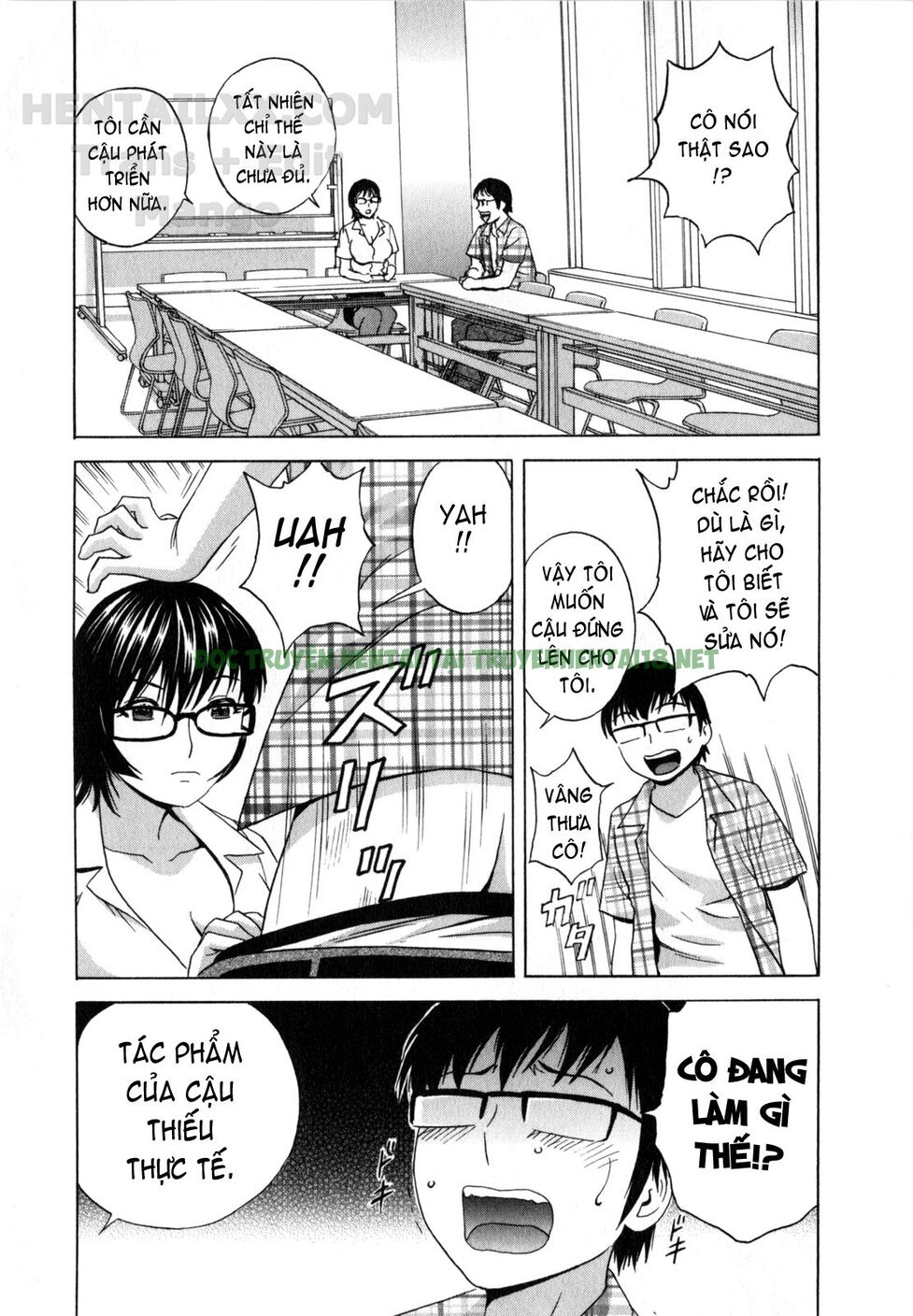 Hình ảnh 9 trong Life With Married Women Just Like A Manga - Chapter 6 - Hentaimanhwa.net