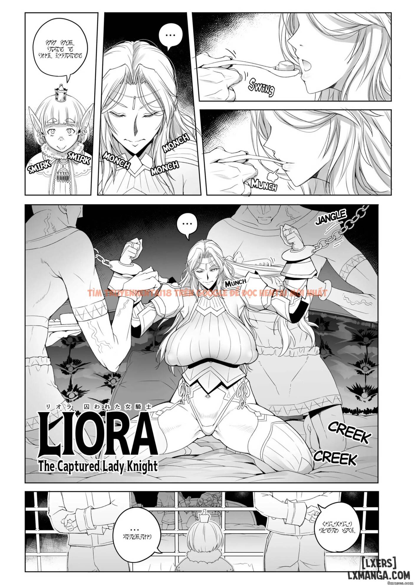 Xem ảnh Liora Torawareta Onna Kishi - One Shot - 1 - HentaiTruyen.fun