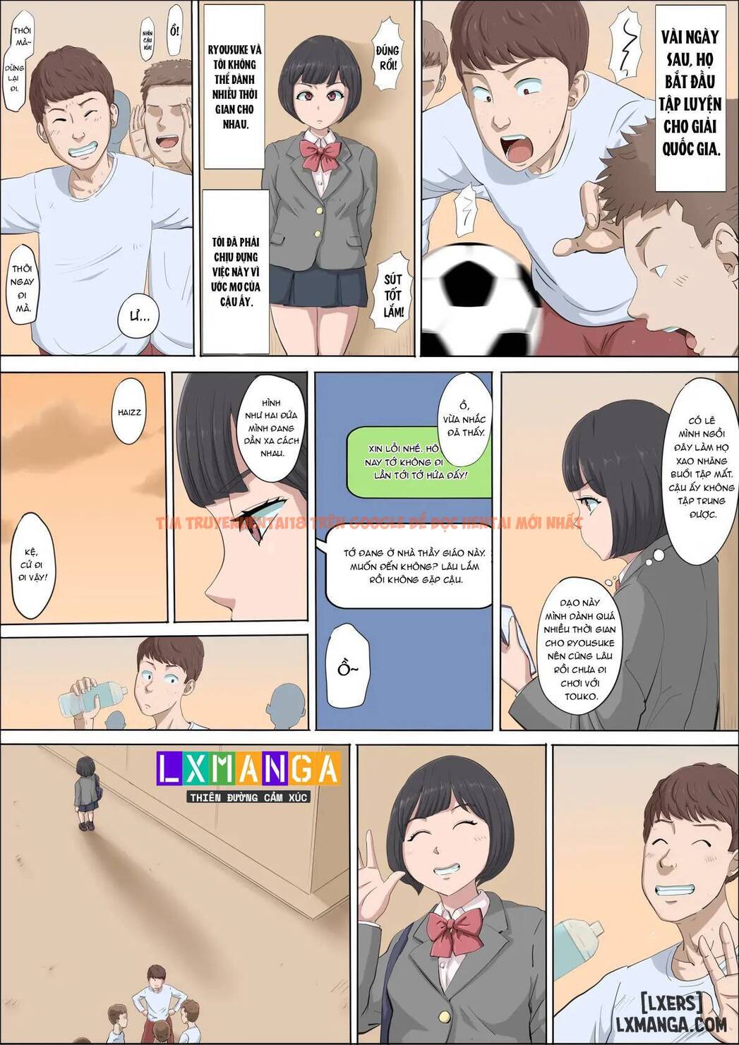 Trang truyện page_004 trong truyện tranh Mahiru To Numata, Wana Ni Hamerareta Kanojo - Chap 2 - lxmanga.org