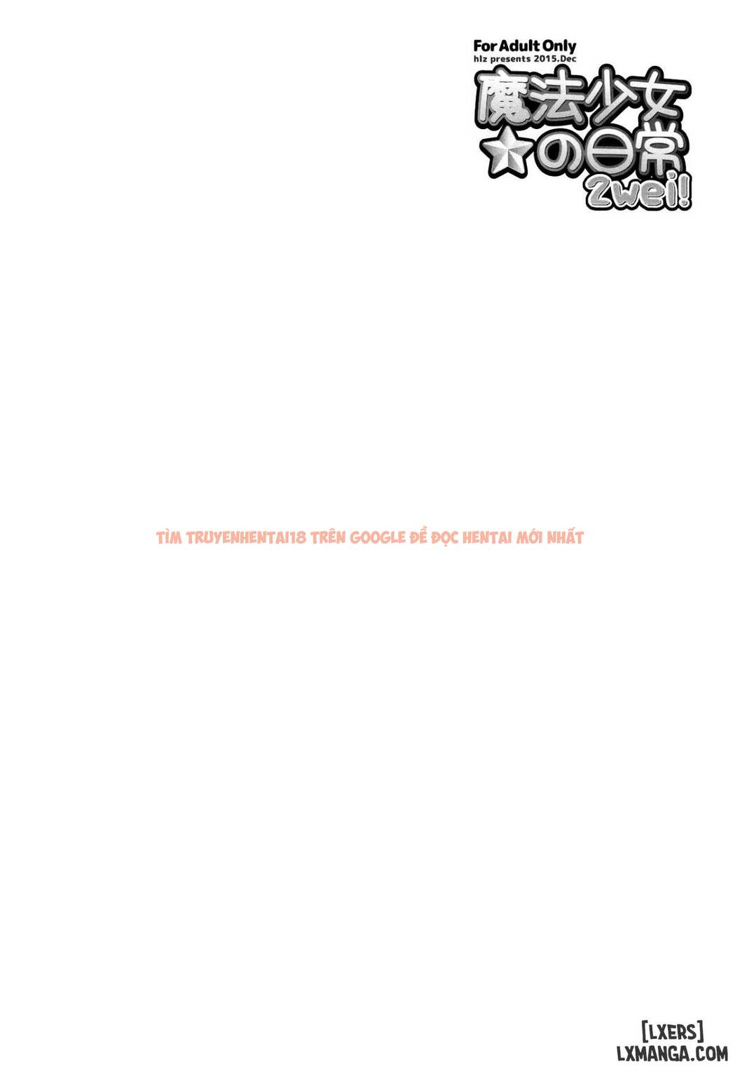 Trang truyện 3 trong truyện tranh Mahou Shoujo No Nichijou 2wei - One Shot - zhentaivn.pro