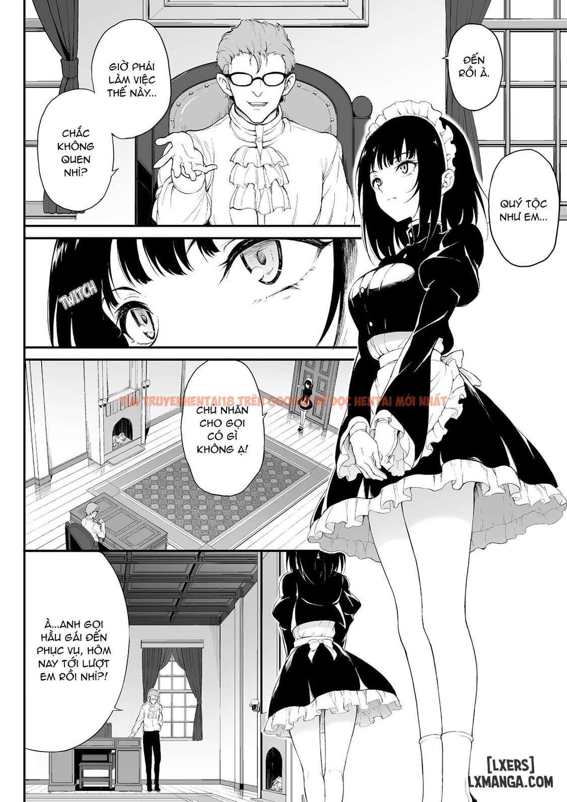 Xem ảnh Maid Kyouiku -botsuraku Kizoku Rurikawa Tsubaki - Chapter 1 - 3 - Truyenhentaiz.net