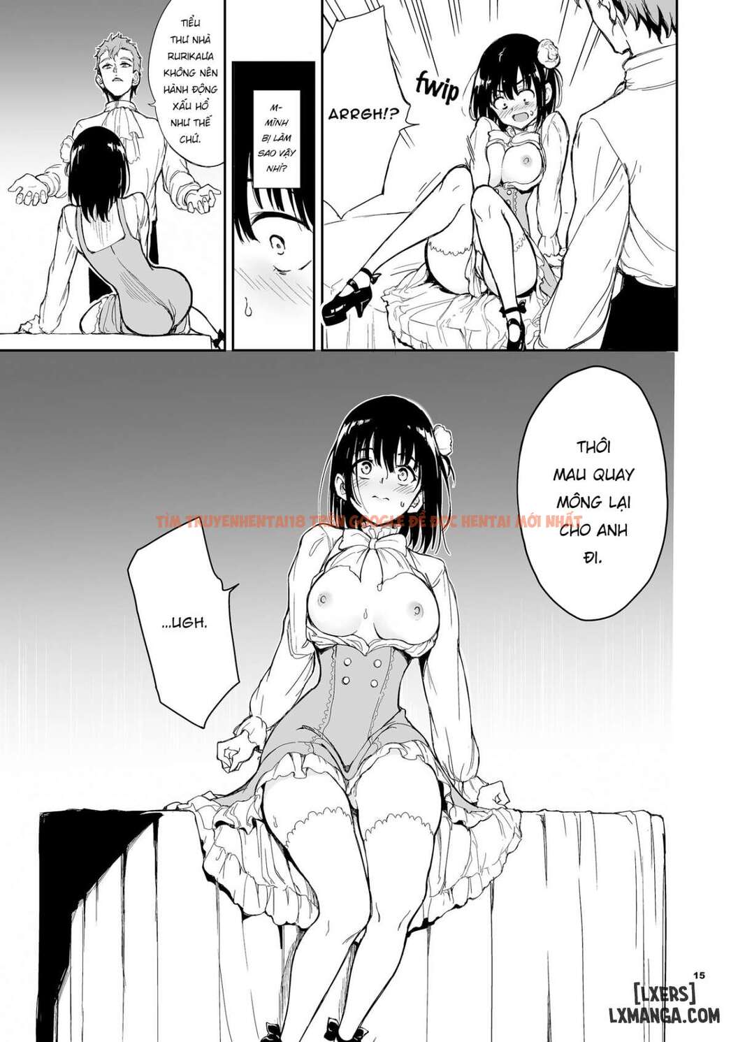 Xem ảnh Maid Kyouiku -botsuraku Kizoku Rurikawa Tsubaki - Chapter 5 - 15 - Truyenhentaiz.net