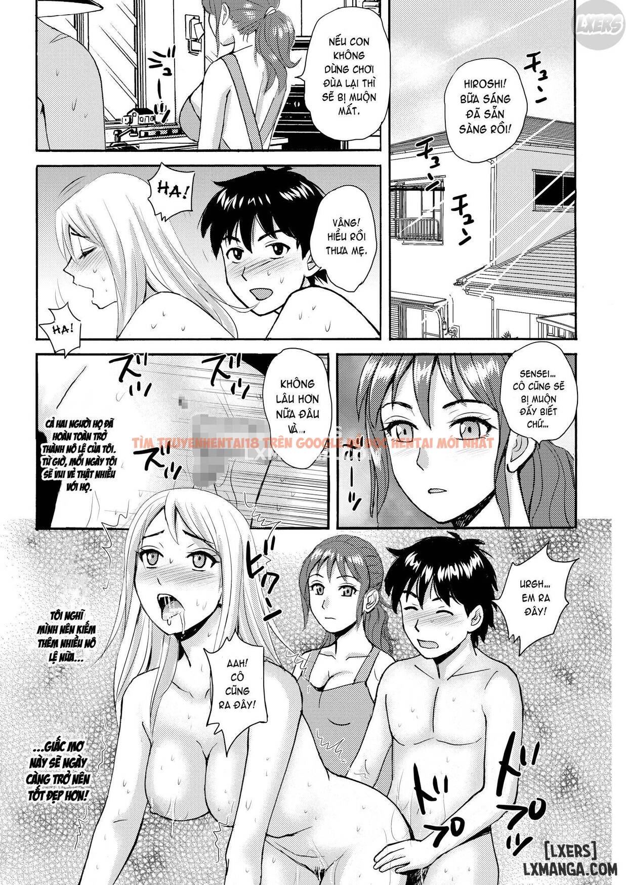 Xem ảnh 21 trong truyện hentai Mama, Sensei And Me - One Shot - hentaitvn.net