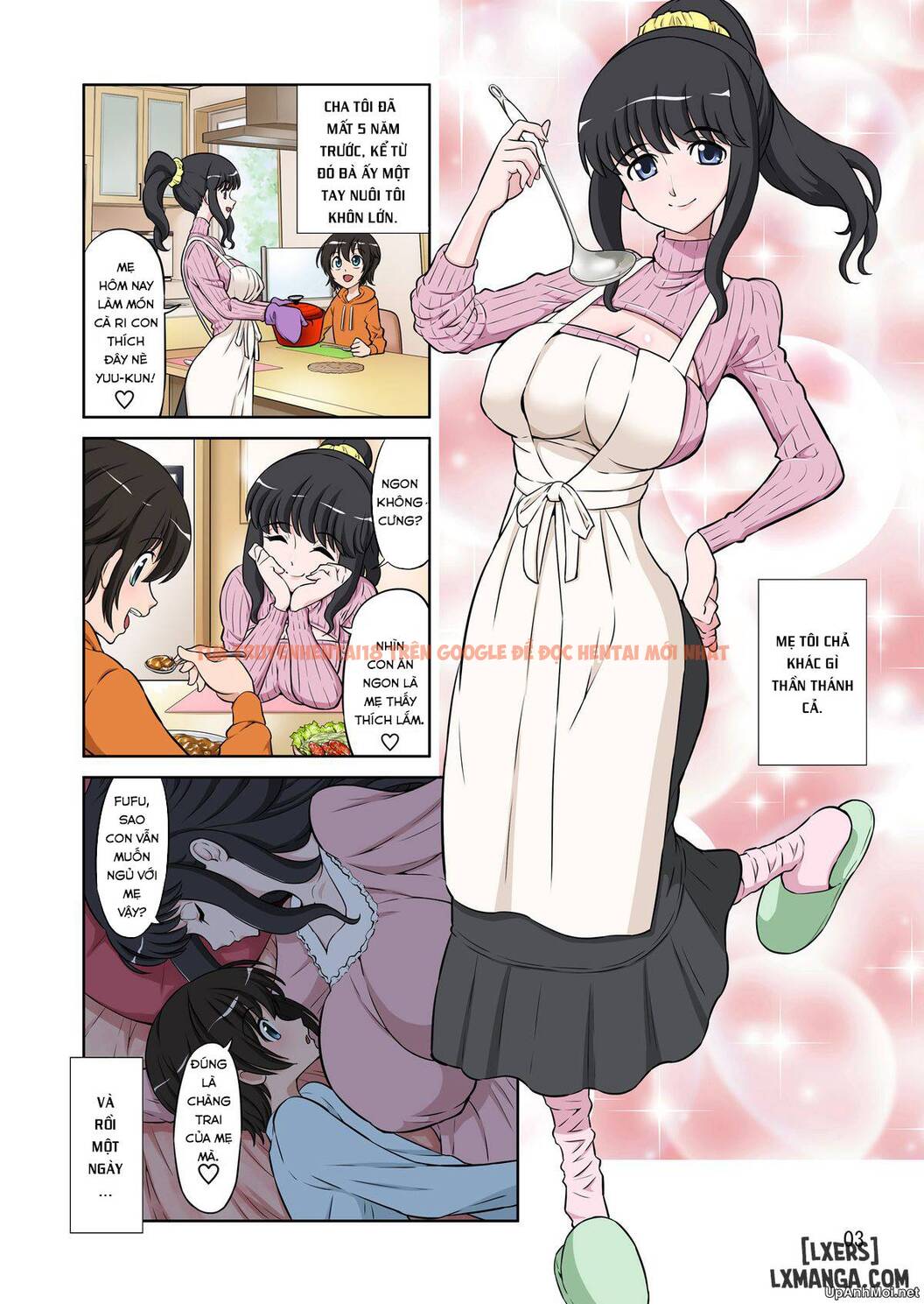 Xem ảnh 2 trong truyện hentai Mama Was Too Divine So Our Neighbor Did The Mating Press On Her - One Shot - hentaitvn.net