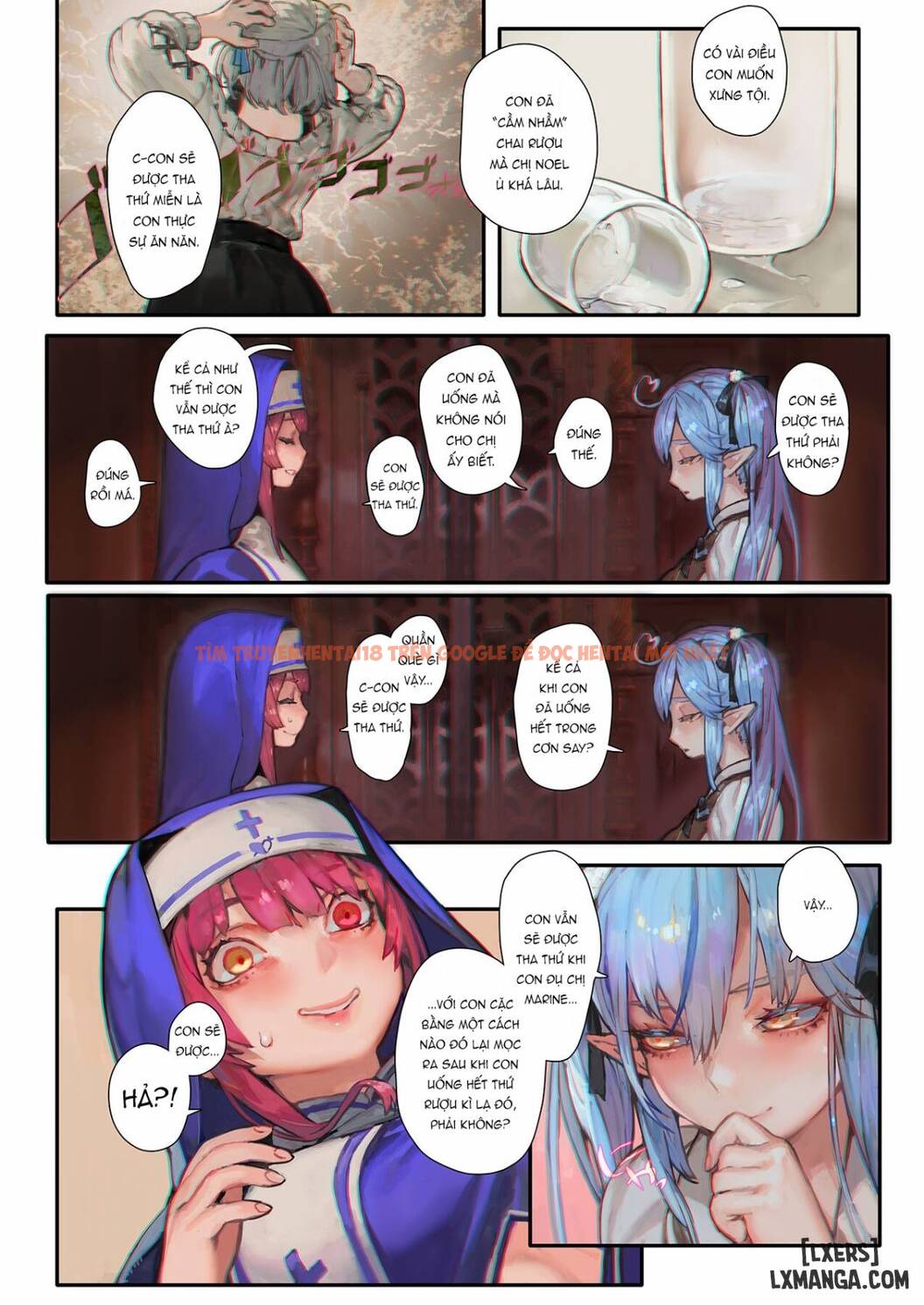Trang truyện 2 trong truyện tranh Thú Nhận Phụ Thuộc Tình Dục Của Marine - One Shot - hentai24h.pro