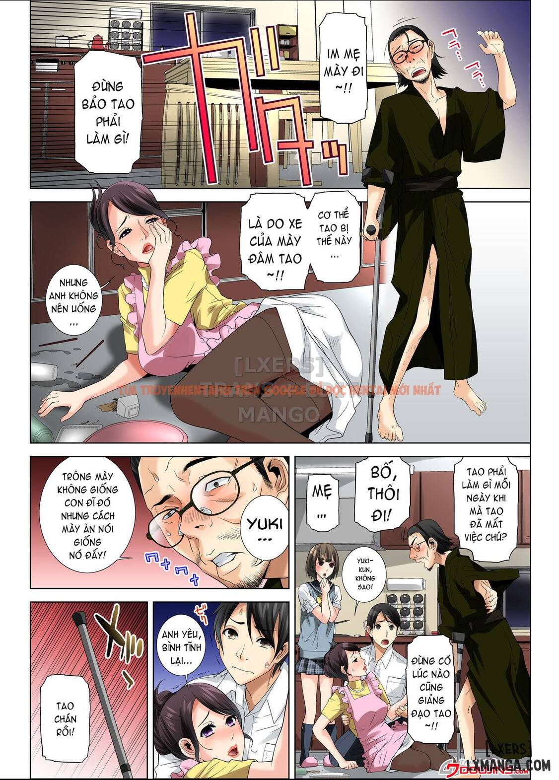 Xem ảnh 1 trong truyện hentai Matabiraki Haha Shimai Taisetsu A Osananajimi No Shimai Wa Ore No Kuzu Oyaji Ni Ana O Sasageru - One Shot - hentaitvn.net