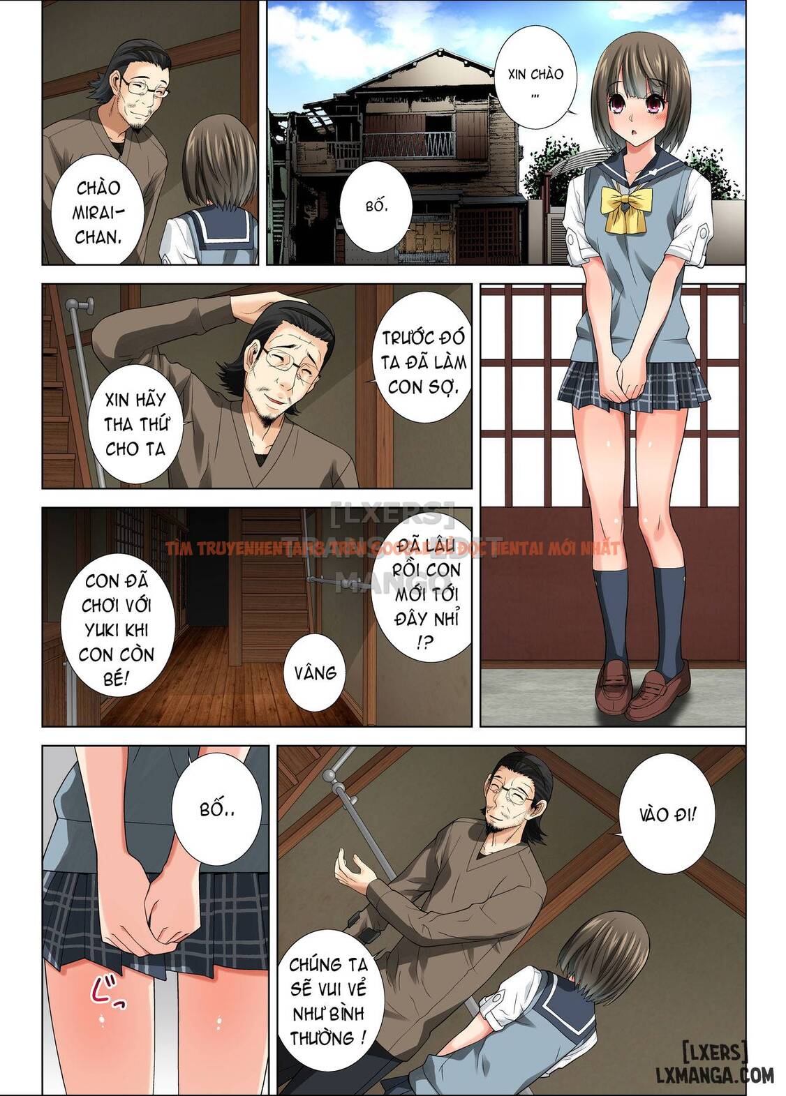 Xem ảnh 17 trong truyện hentai Matabiraki Haha Shimai Taisetsu A Osananajimi No Shimai Wa Ore No Kuzu Oyaji Ni Ana O Sasageru - One Shot - hentaitvn.net
