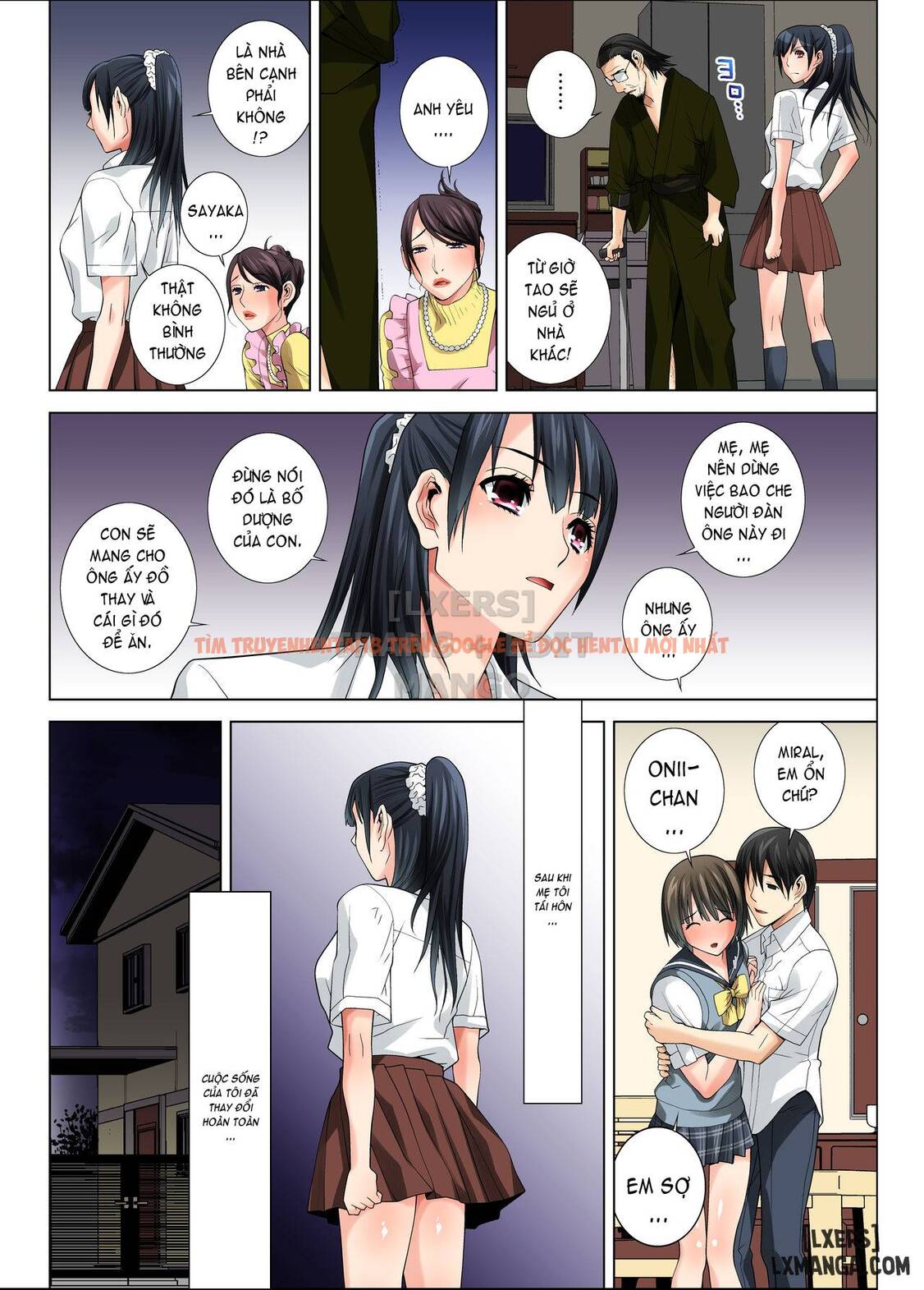 Xem ảnh 3 trong truyện hentai Matabiraki Haha Shimai Taisetsu A Osananajimi No Shimai Wa Ore No Kuzu Oyaji Ni Ana O Sasageru - One Shot - hentaitvn.net
