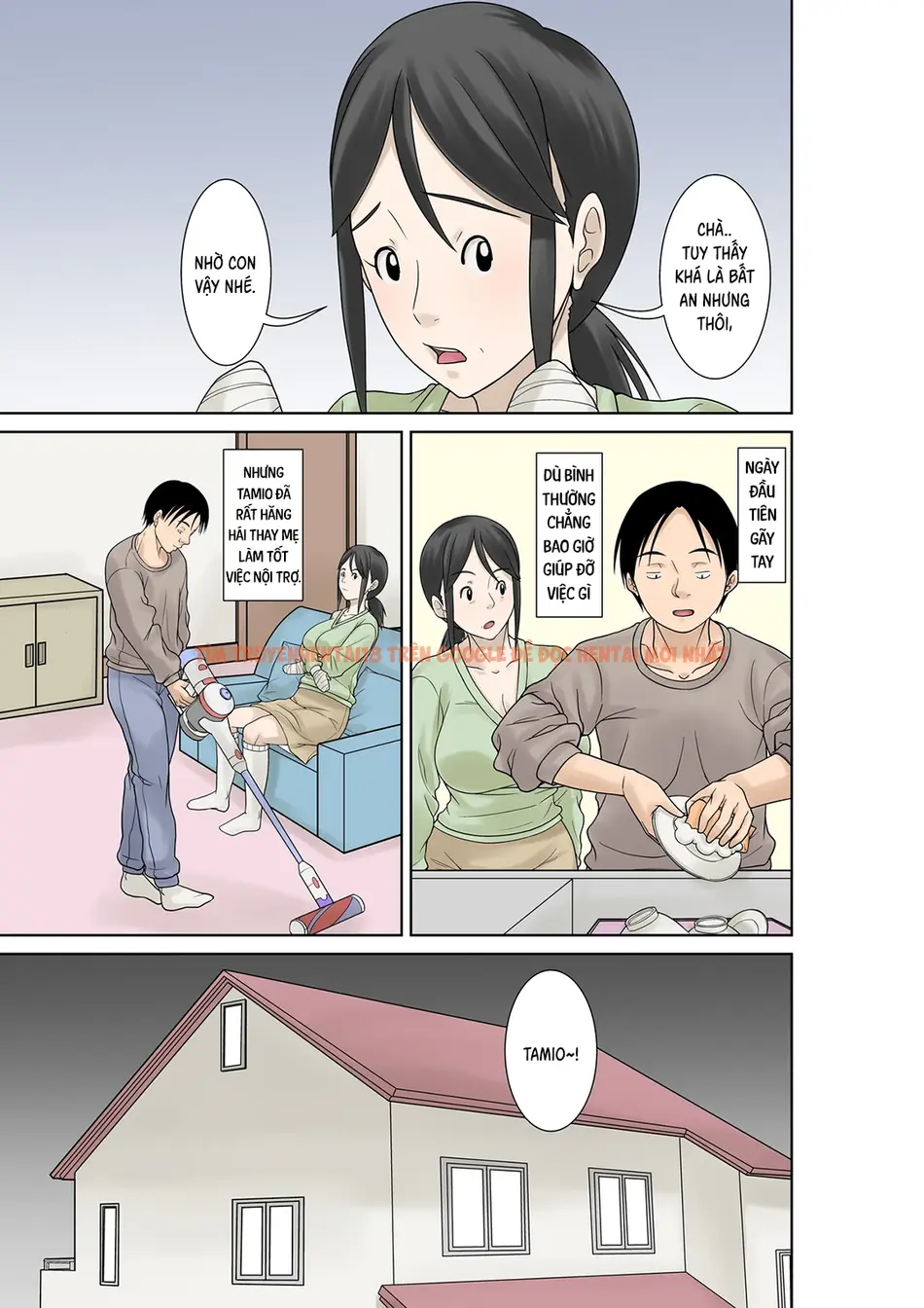 Trang truyện 8 trong truyện tranh Mẹ Bị Gãy Tay, Nên Tôi Sẽ Chăm Sóc Bà - One Shot - www.lxmanga.org