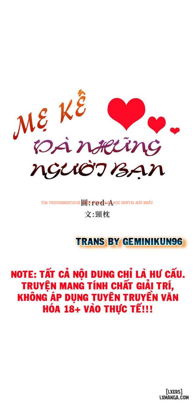 Mẹ Kế Và Những Người Bạn - Chapter 3