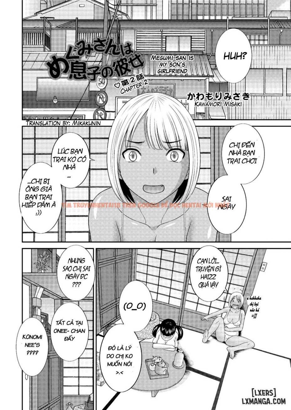 Xem ảnh Megumi-san Là Bạn Gái Của Con Trai Tôi - Chapter 2 - 1 - HentaiTruyen.fun