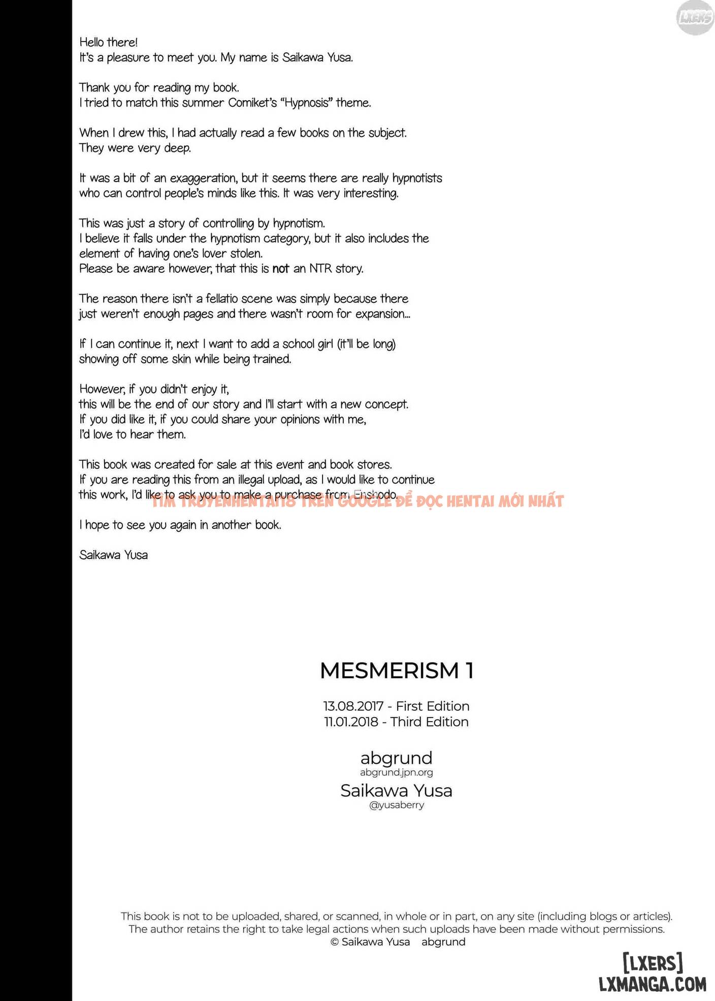 Xem ảnh 35 trong truyện hentai Mesmerism - Chapter 1 - hentaitvn.net