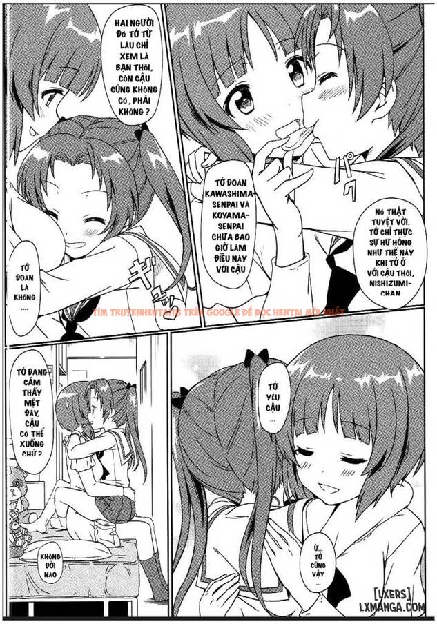 Xem ảnh 4 trong truyện hentai Miho To Anzu No Naisho No Himegoto - One Shot - hentaitvn.net