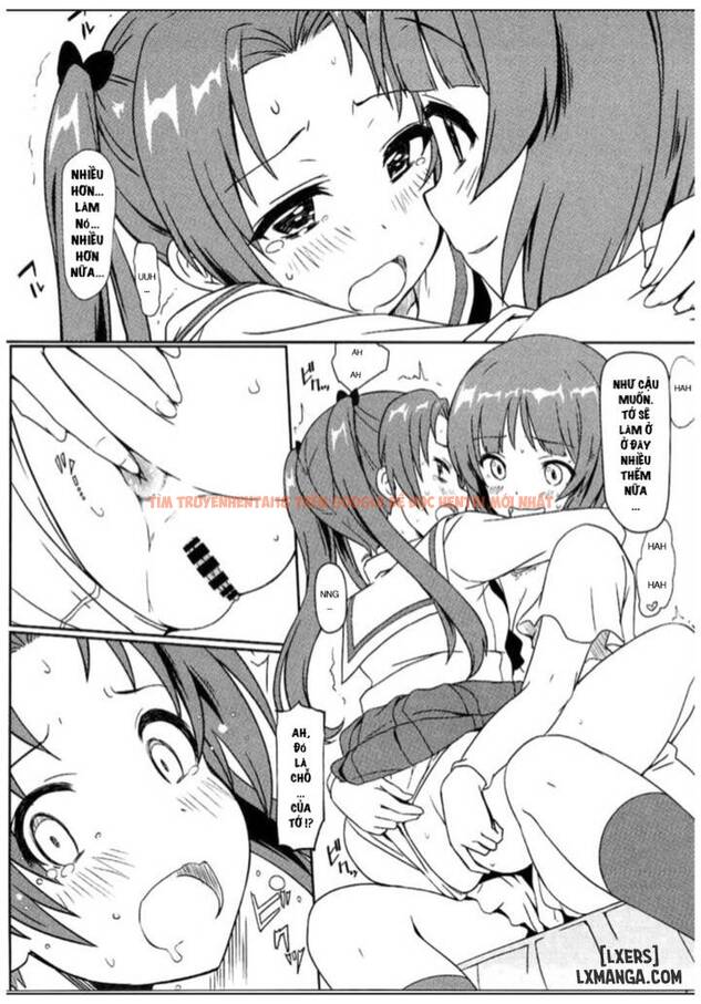 Xem ảnh 7 trong truyện hentai Miho To Anzu No Naisho No Himegoto - One Shot - hentaitvn.net