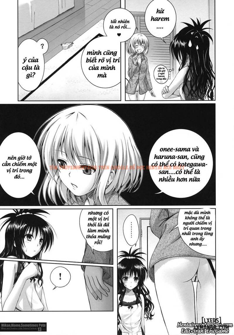 Xem ảnh 11 trong truyện hentai Mikan, Momo, Sometimes Peta - One Shot - hentaitvn.net