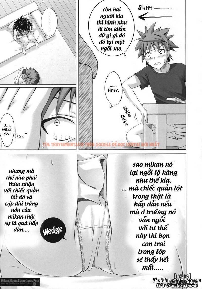 Xem ảnh 17 trong truyện hentai Mikan, Momo, Sometimes Peta - One Shot - hentaitvn.net