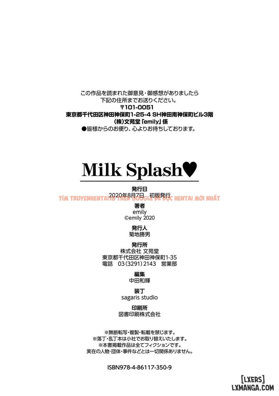 Trang truyện 9 trong truyện tranh Milk Splash - Chapter 9 END - www.truyentvn.net