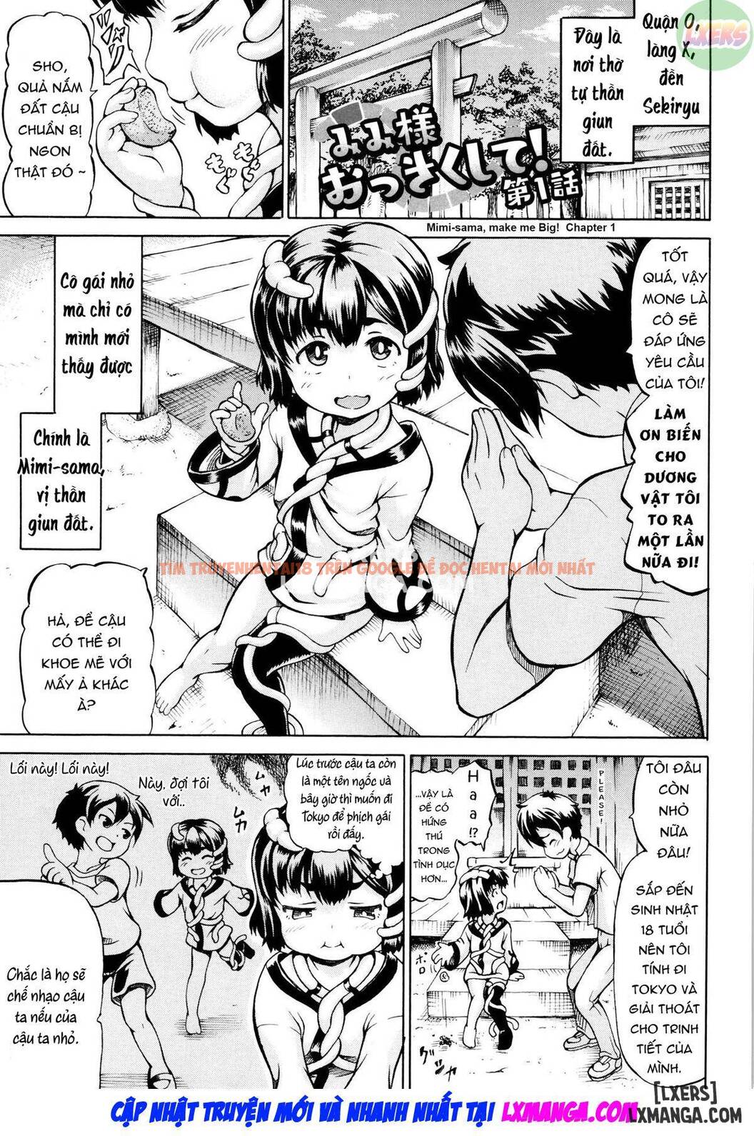 Trang truyện 9 trong truyện tranh Mimi-sama Make Me Big - Chapter 1 - www.truyentvn.net