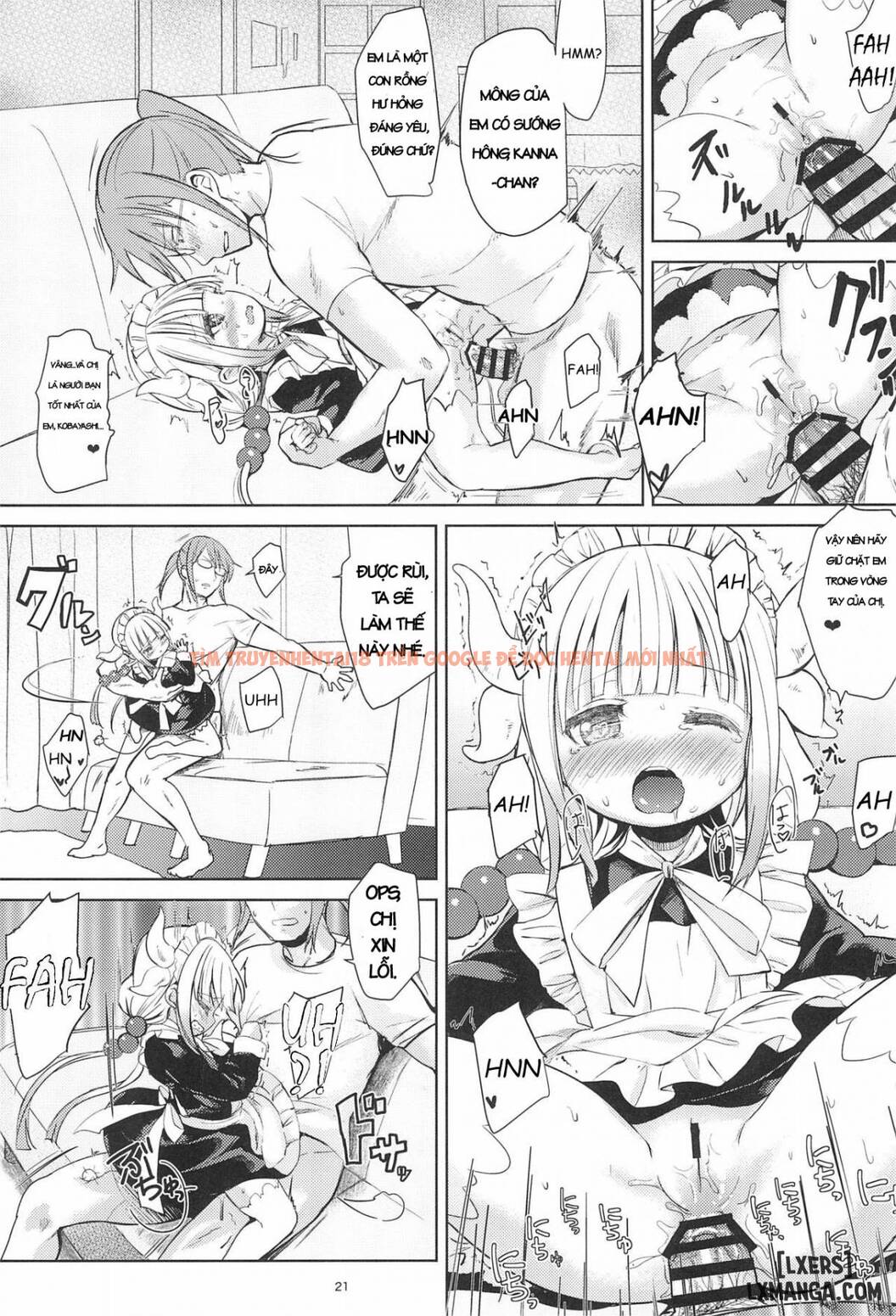 Trang truyện 20 trong truyện tranh Miss Kobayashi’s Dick - One Shot - www.lxmanga.org