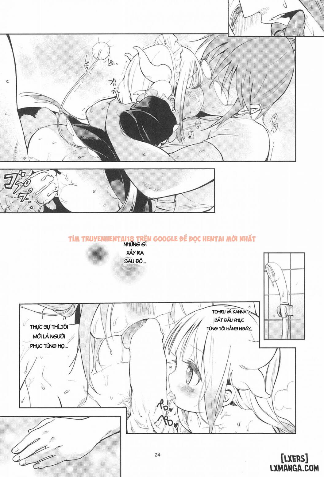 Trang truyện 23 trong truyện tranh Miss Kobayashi’s Dick - One Shot - www.lxmanga.org