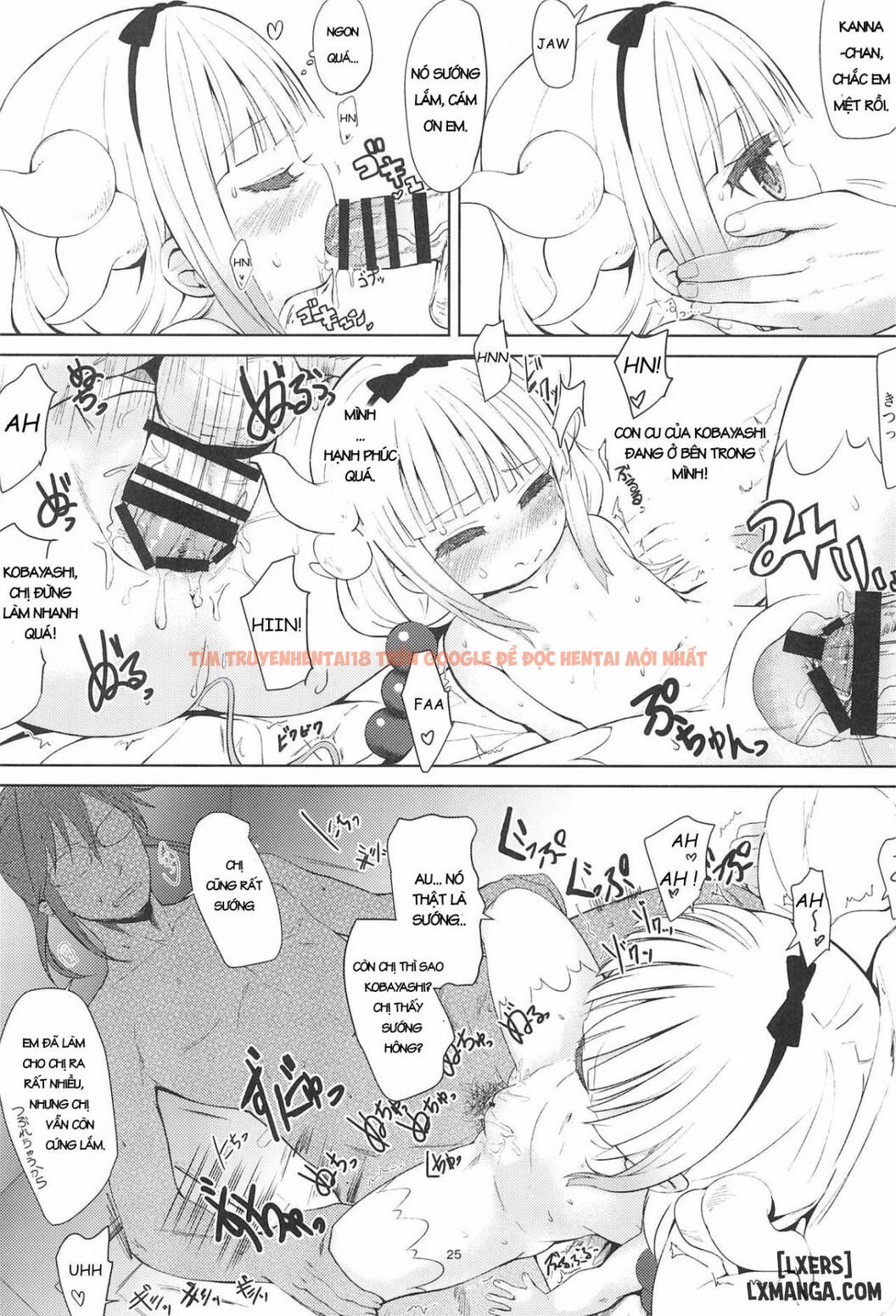 Trang truyện 24 trong truyện tranh Miss Kobayashi’s Dick - One Shot - www.lxmanga.org