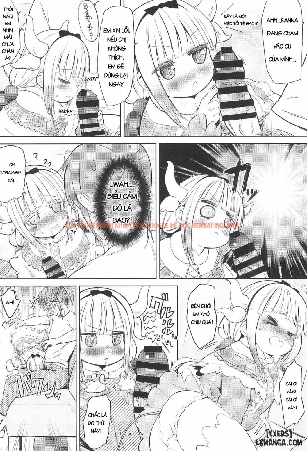 Trang truyện 7 trong truyện tranh Miss Kobayashi’s Dick - One Shot - www.lxmanga.org